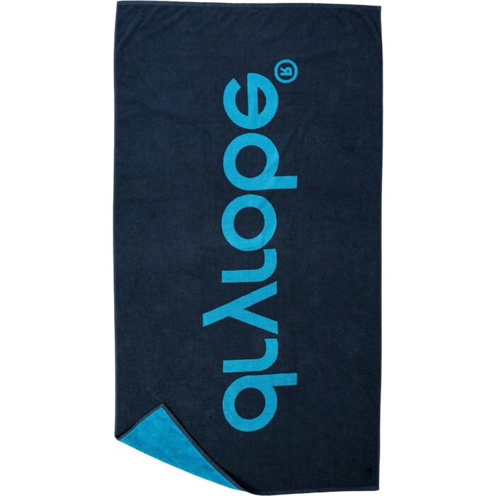 2024 Dryrobe Organic Beach Towel BEACH TOWEL BCH - Blue / Charcoal Grey